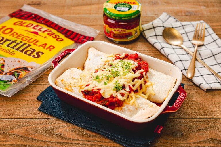 エビのエンチラーダのレシピ